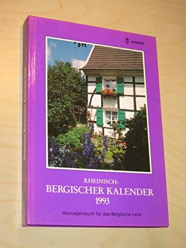 Rheinisch bergischer kalender - rheinisch-bergischer,
