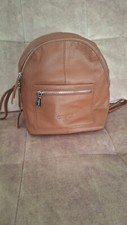 Echtleder Rucksack Lederrucksack Cognac Braun Klein Stadtrucksack Tasche