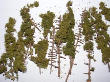 HO Draht Flocken Lärchen Tannen 1:87 Modell Baum Konvolut Kleinserie