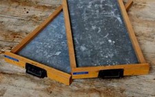 2x Original Schublade Steckschriftkasten aus Druckerei Holzschublade Vintage !