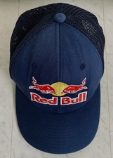 Red Bull Athleten Cap von Mesh Flexfit, seltenes Modell,Dunkelblau,S-M,Neuwert.