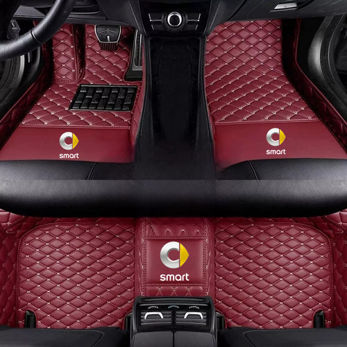 Auto fußmatten für smart - auto,