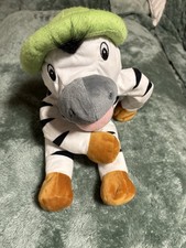 Klett Verlag Stofftier Zebra Franz Schulmaskottchen Grundschule Handpuppe