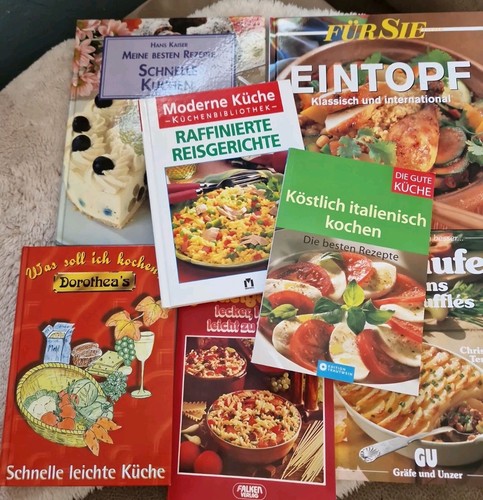 Stück konvolut kochbücher - 7,