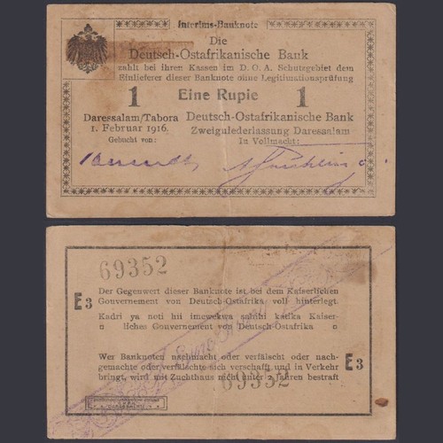 Deutsch ostafrika rupie - deutsch-ostafrika,