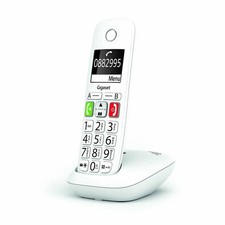Gigaset E290 Weiß DECT Schnurlostelefon große Tasten Freisprechen CLIP