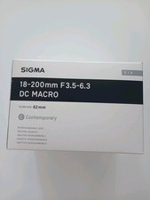 Sigma 18-200mm F3.5-6.3 DC