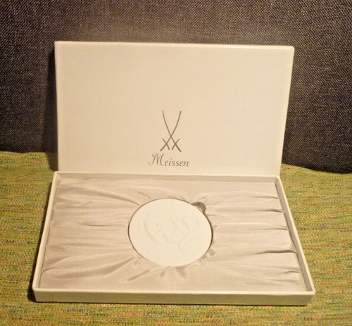 Meissen porzellan medallie - meissen,