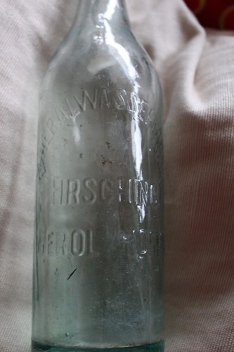 Alte glas flasche - alte, glas-flasche