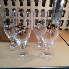 Stern Pils Bier 4x Bierglas