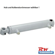 Hydraulikzylinder Doppeltwirkend mit Buchsen konfigurierbar !