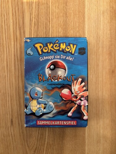 Pokémon blackout themendeck - pokémon,