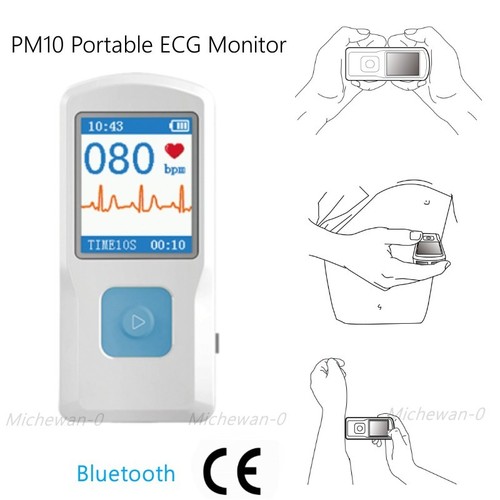 Pm10 tragbarer ekg - tragbarer, ekg-monitor