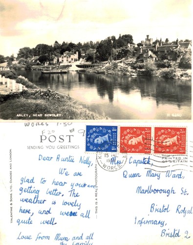 Alte postkarte arley in der - arley,