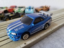 Faller AMS JL Blue Nissan Skyline R34 The Fast and Furious auf G-Plus Chassis