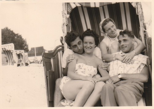 Vintage foto schöne frau - schöne, im