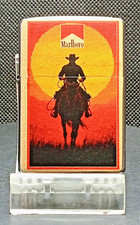 Zippo /  ein original Zippo aus der Gold-Case Fan Edition / Marlboro