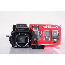 Mamiya M645 1000 S + PD-Prismensucher S - Mittelformatkamera 645 1000 S - Body 
