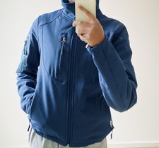 Softshell-Jacke, blau-türkis