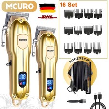 Haarschneidemaschine Set Profi Haarschneider Bart Trimmer Rasierer Clipper Akku