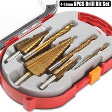 6Stück Stufenbohrer