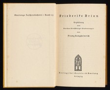 Friederike Brion : Erzählung