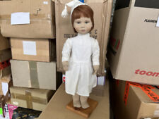 Karin Heller Künstlerpuppe Stoff Puppe 48 cm. Top Zustand 