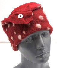 Stirnband gefüttert rot