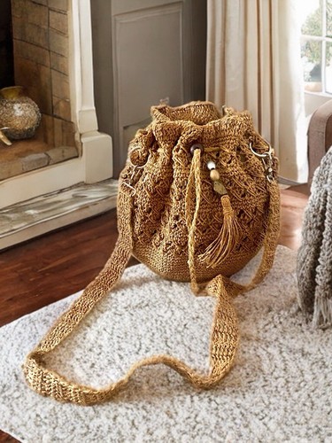 Handtasche handmade bast - handtasche,