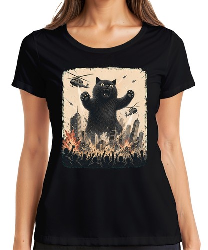 Catzilla schwarze katze - schwarze,