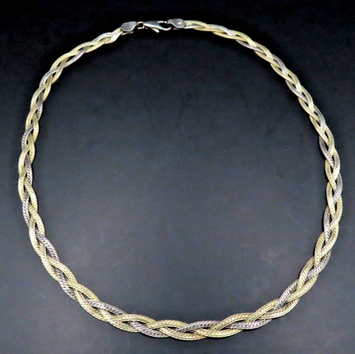 Geflochtene kette halskette - geflochtene,
