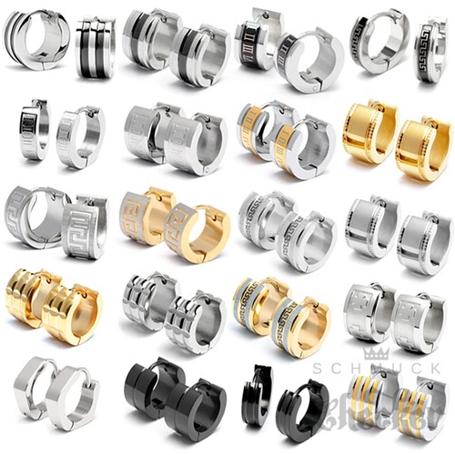 Herren ohrringe edelstahl - herren,