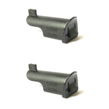 * 2 Stück USM Haller Anschlagschnäpper für Klappen / Tür * Schwarz * Schnapper