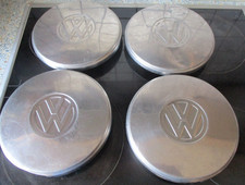 4 x VW Chrom Radkappen VW Oldtimer Auto Passat Polo Golf Fekgen abseckung