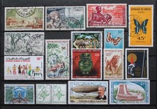Afrika ehemals französische Gebiete kl. Sammlung Briefmarken gestempelt