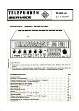 Service Manual-Anleitung für Telefunken TR 1200 