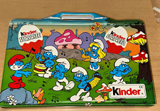 Ferrero - Diorama  Buchhülle Die Schlümpfe 1990 Frankreich mit Werbeblatt