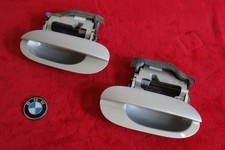 BMW E39 5er 2x Türgriffe Türgriff Türöffner Griff Griffe außen hinten Titansilbe