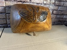 Nuss Holzkiste Handgeschnitzte