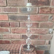 Silber Chrom Metall und Glas