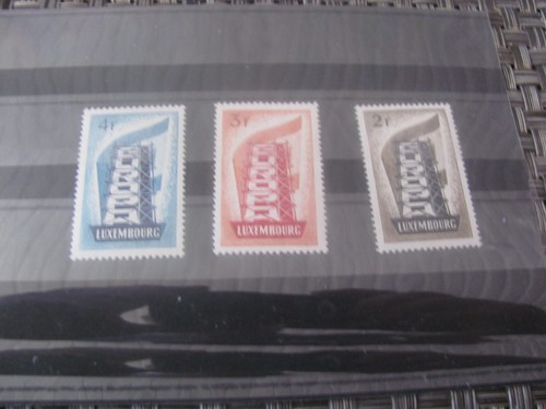 Cept luxemburg postfr 1956 - luxemburg,