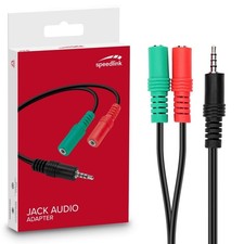 Headset-Adapter Y Splitter 2x