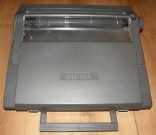 Sigma SM 8400 elektrische Schreibmaschine, dunkelgrau, funktionstüchtig