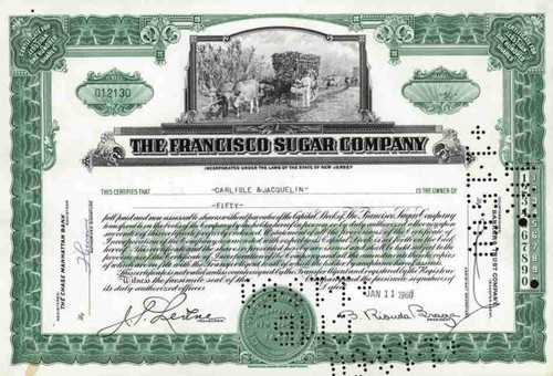 Francisco sugar company - francisco, 1960