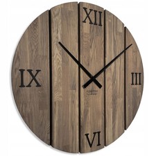 Große Eichenholz Wanduhr