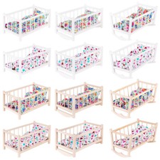 Puppenwiege Bett Retro