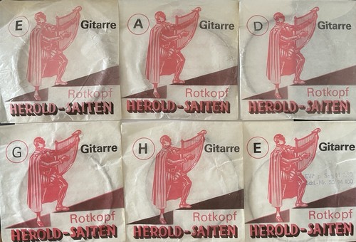 Unbenutzte gitarrensaiten ddr - unbenutzte,