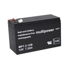 12V 7,2Ah Akku PB Bleigel AGM f. Wolf Rasenmäher Scooter Rover Batterie Accu 7Ah