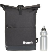 Rucksack Herren Jungen Bench Roll-Top A4 Kurierrucksack 64180 Large Schwarz +f