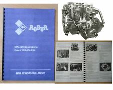 NVA REPARATURHANDBUCH ROBUR DIESEL MOTOR 4VD12,5/10-3SRL,LD 3000,IFA W50,GARANT